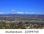 A beautiful view of Winter San Bernardino Mountains