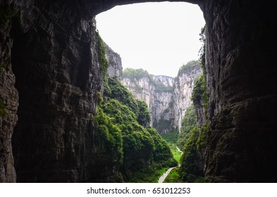 Beautiful View Of Wulong Karst National Park