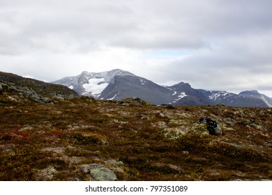 Beautiful View(landscape) From The Top Of Via Ferrata Loen Norway In Autumn