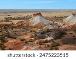 Beautiful views at the Kanku Breakaways Conservation Park near Coober Pedy in South Australia.