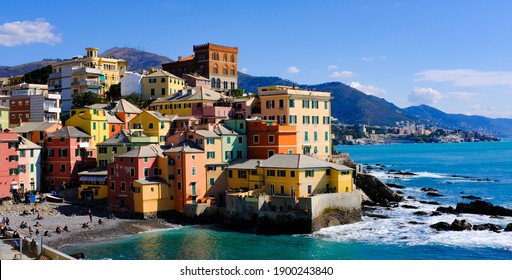 The beautiful village of Boccadasse in Genoa - Powered by Shutterstock