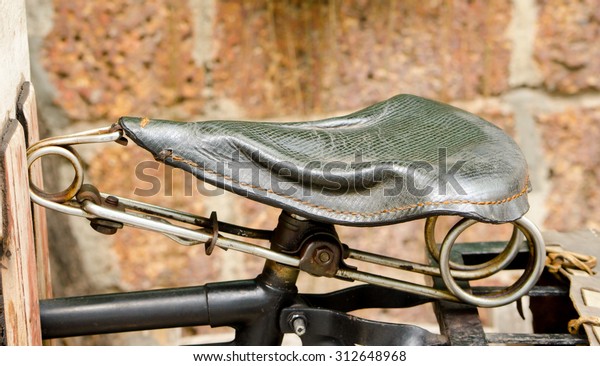 vintage bicycle saddle