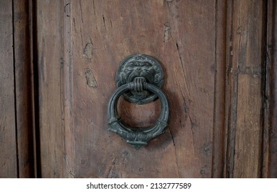 Beautiful Vintage Doorknob On The Old