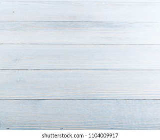 Beautiful vintage pale blue wood background. Light old painted wooden table surface. Rustic light blue pastel desk board or plank texture - Shutterstock ID 1104009917