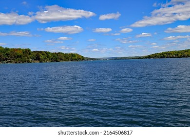 Beautiful Walloon Lake In Northern Michigan Near Petoskey.