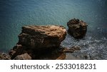 Beautiful wallpaper in 8K resolution. Rocks from one of the amazing landscapes in Rabat Morocco.