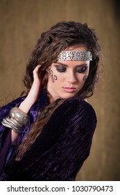 Beautiful Warrior Queen Tribal Clothing Accessories Stock Photo ...