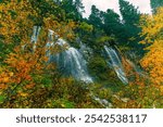 Beautiful watefalls in Durmitor National Park, Montenegro.