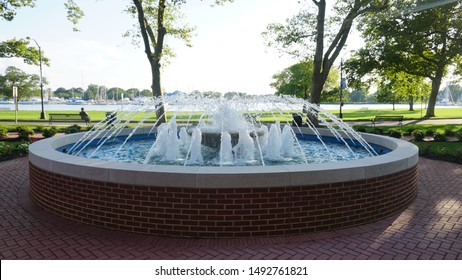 Beautiful Water Fountain Hampton University Campus