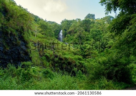 Beautiful waterfall, called Paloor kotta water falls, Located in Perinthalmanna, Malappuram District, Kerala, South India