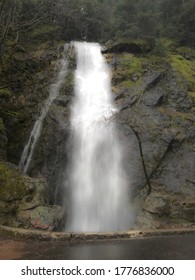 A Beautiful Waterfall In The Eldorado National Forest 