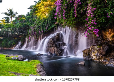 A Beautiful Waterfall In Hawaii