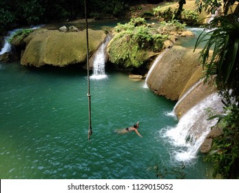 Beautiful Waterfall In Jamaica