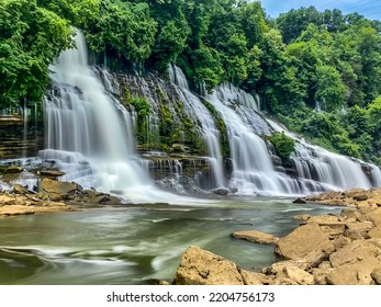 Beautiful Waterfall and Nature Landscape