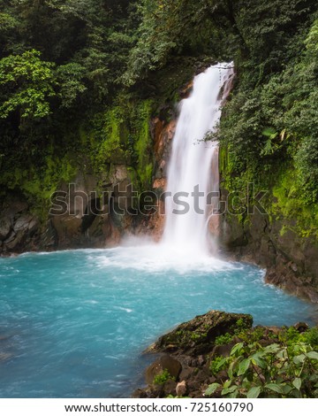 Similar – Image, Stock Photo Costa Rica waterfall