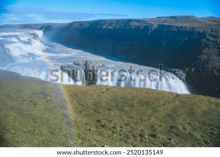 Similar – Gullfoss Natur Landschaft