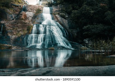 Beautiful waterfall in upper Diyaluma Sri Lanka.