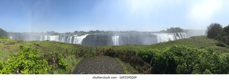 The beautiful Waterfall in Zambia - Shutterstock ID 1693190269