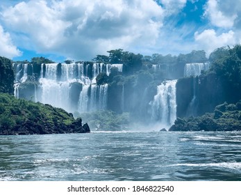 Beautiful Waterfalls At Iguazú National Park