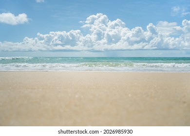 Beautiful wave soft blue breaking empty beach daytime. wave clean sandy surfing Brazil. Landscape water pattern sunset. Waves sea crashing shore texture Background Hawaii. Close up no people. - Powered by Shutterstock
