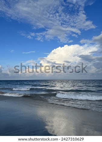 Beautiful wave in Virgin Beach, Karangasem Bali