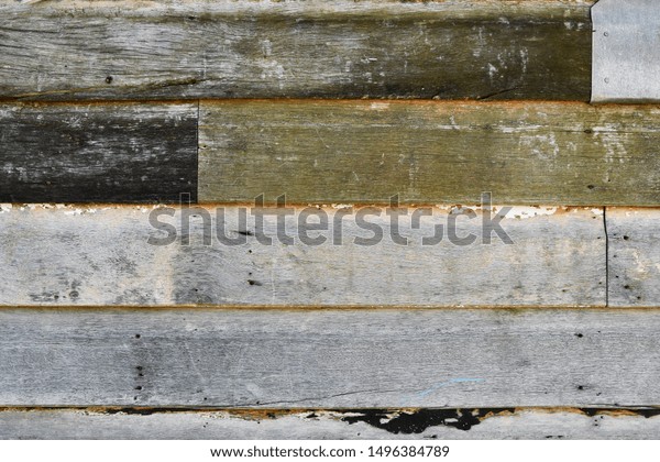 Beautiful Weathered Worn Distinctive Cottage Style Stock Photo