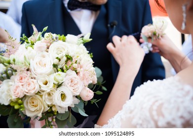 Beautiful wedding bouquet for bride