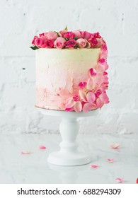Cake And Flowers High Res Stock Images Shutterstock