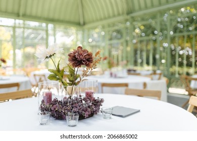 Beautiful Wedding Location And Table Decoration