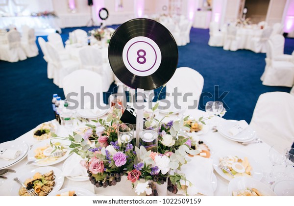 Beautiful Wedding Table Set Decoration Fresh Stock Photo Edit Now