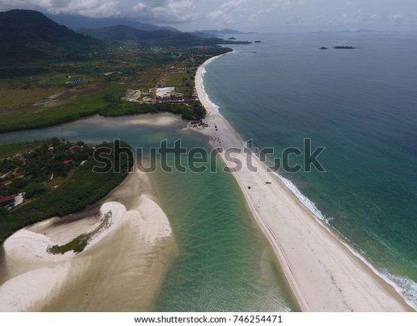 Beautiful White Beaches No 2 River Stock Photo Edit Now