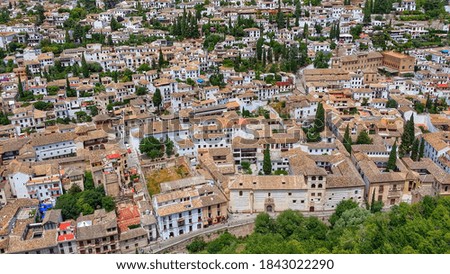 Beautiful white city of Granada