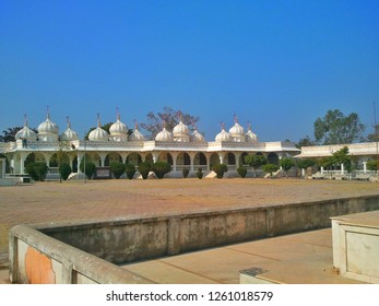 Beautiful White Indian Temple In Indore