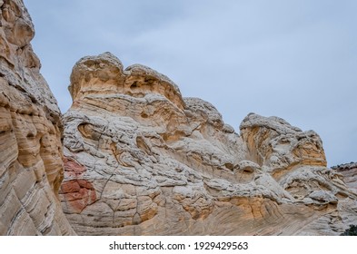 Beautiful White Pocket Vermilion Cliffs National Monument  Grand Staircase near Coyote Buttes, Paria Canyon, BLM, Paria, Utah
