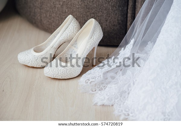 white shoes for wedding gown