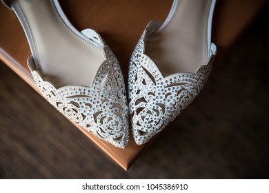 Beautiful White Wedding Shoes