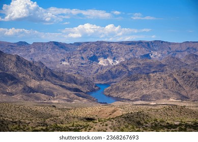 The Beautiful Willow Beach in the Lake Mohave Portion of Colorado River - Black Canyon, Arizona