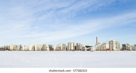 Beautiful Winter Day In Lahti, Finland