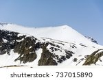Beautiful Winter  Mountain in Bulgaria ,Rila mountain 