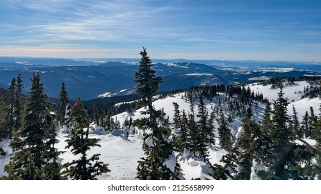 Beautiful Winter In Sun Peaks, BC, Canada