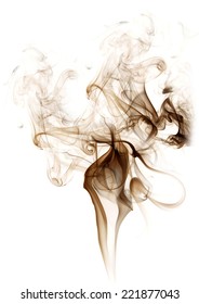 Beautiful Wisp Of Smoke Rises