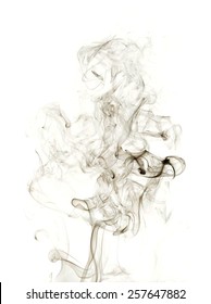 Beautiful Wisp Of Smoke Rises