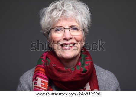 Image, Stock Photo Best age | UT Dresden | Beautiful, smiling, satisfied woman 50+ with great charisma