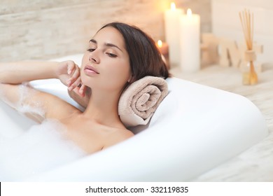 beautiful woman in the bathroom - Powered by Shutterstock