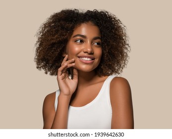 Beautiful woman black skin pretty african american beautiful model - Powered by Shutterstock