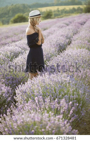 Similar – #A# Lavender walk Art