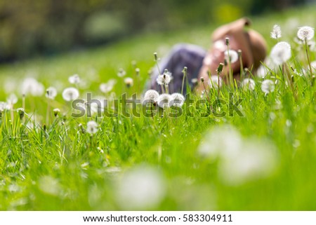 Similar – Image, Stock Photo Photograph flowers Woman