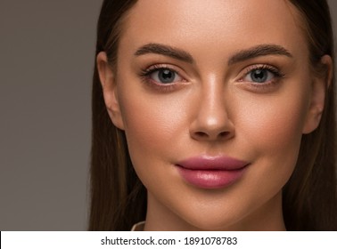 Beautiful Woman Face Beauty Healthy Skin Face Female Young Model Close Up