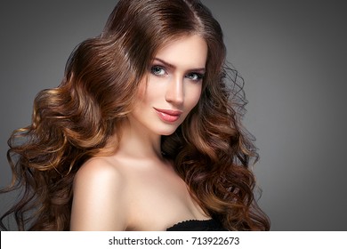 Similar Images, Stock Photos & Vectors of Beauty brunette girl with ...