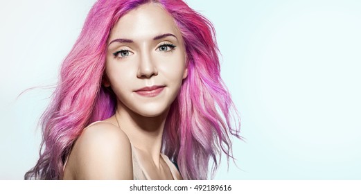 woman hair and fluttering